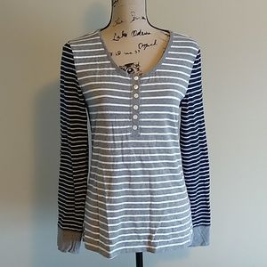 Women's JCrew Henley PJ Top (WS4)
